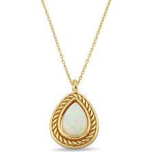 ÇGK KUYUMCULUK Taşlı Altın Kolye CGKKKLY039