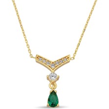 ÇGK KUYUMCULUK Taşlı Altın Kolye CGKKKLY044