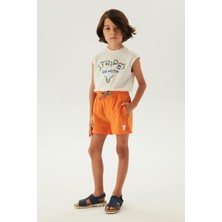 Nebbati Erkek Çocuk Oranj Şort
