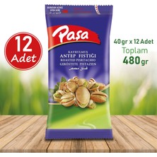 Paşa Kuruyemiş Kavrulmuş Antep Fıstığı 40 gr x 12