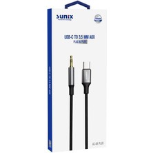 Sunix Usb-C To 3.5mm Aux Kablo Tak-Çalıştır Ac-06 Plus