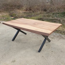 Woodlife Doğal Ahşap Ceviz Masa 90-180