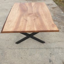 Woodlife Doğal Ahşap Ceviz Masa 90-180