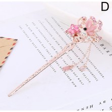 Qiuhong Shop D Çin Tarzı Püsküller Metal Saç Çubukları Firkete Inci Saç Dudak Çiçek Saç Çubuklarını Düğün Parti Şapkalar Başlık (Yurt Dışından)