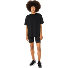 Asics Asics Logo Tee Kadın Black Kısa Kollu Tshirt 2032C843-002