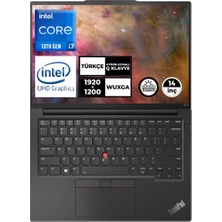 Lenovo Thinkpad E14 Gen 5 I7-13700H 32 GB 512 GB SSD 14" Wuxga WIN11 Pro 21JLS20KZX ZI711 + Zitek 16 GB Flash Bellek