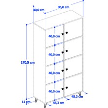 Anzera LEGO Xl Çok Amaçlı Dolap