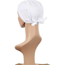 Eşarppark Dikişsiz Penye Bone 2506-1 Beyaz