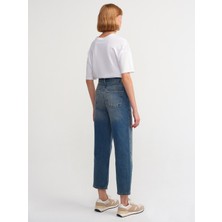 Dilvin 71350 Tint Yıkama Relax Denim Pantolon-Tint