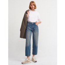Dilvin 71350 Tint Yıkama Relax Denim Pantolon-Tint