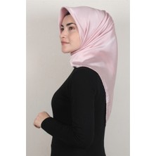 Piramit Düz Renk Eşarp 1340-17 Pudra