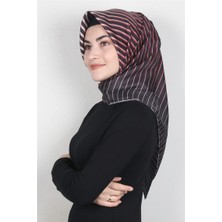 Piramit Dijital Eşarp 1357-6 Kiremit