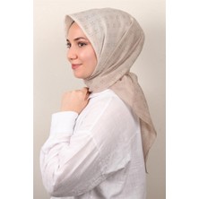 Eşarppark Coton & Silk Eşarp 3645-7 Taş