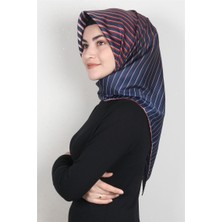 Piramit Dijital Eşarp 1357-7 Laci-Kiremit