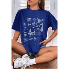 Only Trendwear Looking Baskılı Oversize Tshirt