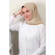 Piramit Ipeksi Monogram Eşarp 8086-22 Gold
