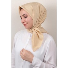Eşarppark Jakarlı Icon Eşarp 2757-23 Krem