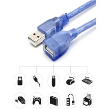 Ulu Bilgisayar USB 2.0 Dişi Erkek USB  Uzatma Kablosu - 1 mt