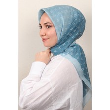 Eşarppark Coton & Silk Eşarp 3645-13 Turkuaz