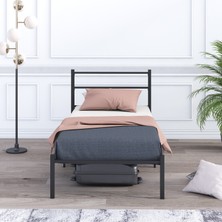 Mobpazar Basic Metal Karyola 90X190 cm Siyah