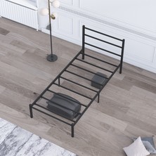 Mobpazar Basic Metal Karyola 90X190 cm Siyah