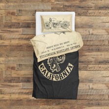 The Lucid Lab Sons Of Anarchy & Harley Davidson Model 28B Vintage Çift Taraflı Nevresim Takımı