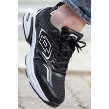 Lotto Athens Erkek Ayakkabi - Siyah Beyaz