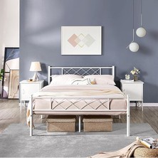 Hft Home Metal Karyola, Çınar Metal Karyola , Ölçü ve Renk Seçenekli