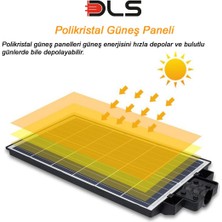 DLS 500W Güneş Enerjili Solar Bahçe Çevre  Lambası Dls