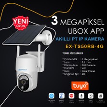 Expotech Tuya 4G PT Solar Kamera