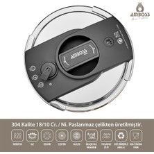 Amboss Enio Matik 4 Parça Paslanmaz Çelik Düdüklü Tencere Seti 4lt+6lt - ENİ 8699