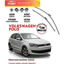 Kruger Araca Özel Volkswagen Polo 2009-2017 Silecek 600MM + 400MM