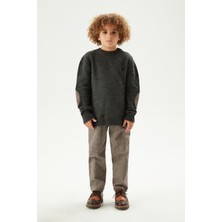Nebbati Erkek Çocuk Gri Kazak 23FW0NB3424