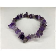 Bade Accessories Ametist Kırıktaş Doğal Taş Bileklik
