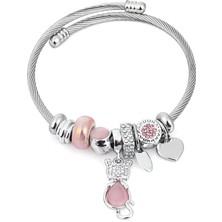 Forentina Kedi Figürlü Charm Bileklik PS2885