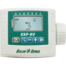 Rain Bird ESP-9V: Yeni, Kullanımı Kolay ve Daha Uzun Ömürlü 9V Pilli Kontrol Ünıtesı ESP-9V - 2 Istasyonlu Model