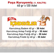 Paşa Kuruyemiş Toptan Karışık Kuruyemiş 40 gr x 120 Adet (1. Kalite)