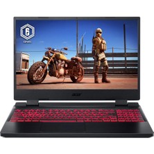 Acer Nitro 5 AN515-58-571C 12.nesil Core I5 12450H-4 GB RTX3050-32 GB Ddr4 Ram-1 Tb SSD-15.6INC-W11