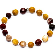 Tesbihname Faset Kesim Mokait Doğaltaş Kadın Bileklik