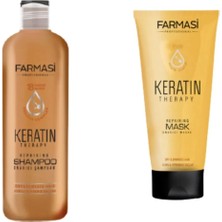 Farmasi Keratin Therapy Onarıcı Şampuan + Keratin Therapy Onarıcı Maske