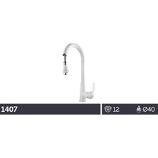 Sdk Spiralli Eviye Bataryası Beyaz