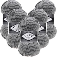 Alize Superlana Maxi 5'li 87 El Örgü Ipliği