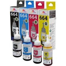 Colorful Toner T664 L355 Uyumlu 1 Set 4 Renk Muadil Mürekkep