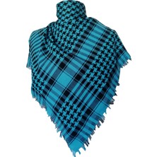 Flora Tekstil Pamuklu Puşi , Poşu, Kefiye Şal 100X100 FLR23120
