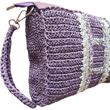 Vertiginoso Mor Kadın Portföy Clutch El Çantası