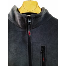 Es Modanka Erkek-Kadın Polar Tam Fermuarlı 3 Cepli Outdoor Polar Ceket Tactical Flecee