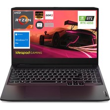 Lenovo Ideapad Gaming 3 Amd Ryzen 7 7735HS 16GB 1tb SSD RTX4050 15.6" Fhd Windows 11 Pro Taşınabilir Bilgisayar 82SB00P4TR WZ03