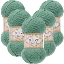 Alize Baby Best 5'li 463 Koyu Mint El Örgü Ipliği