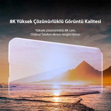 Ally Baseus Crystal iPhone 15 Full Koruma Anti Mavi Işık Tempered Cam Ekran Koruyucu 2 Adet Set