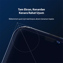 Ally Baseus Crystal iPhone 15 Full Koruma Anti Mavi Işık Tempered Cam Ekran Koruyucu 2 Adet Set